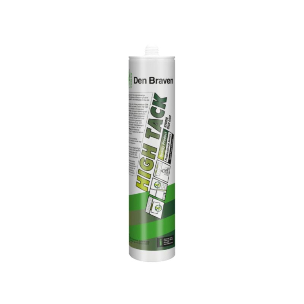Mastic colle universel High Tack Blanc cartouche 290ml - Lot de 12 - DEN BRAVEN - 30880187