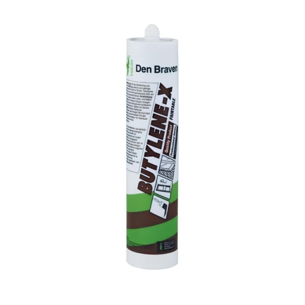 Mastic durable monocomposant Buylène X- Blanc 310ml - Lot de 12 - DEN BRAVEN - 31000627