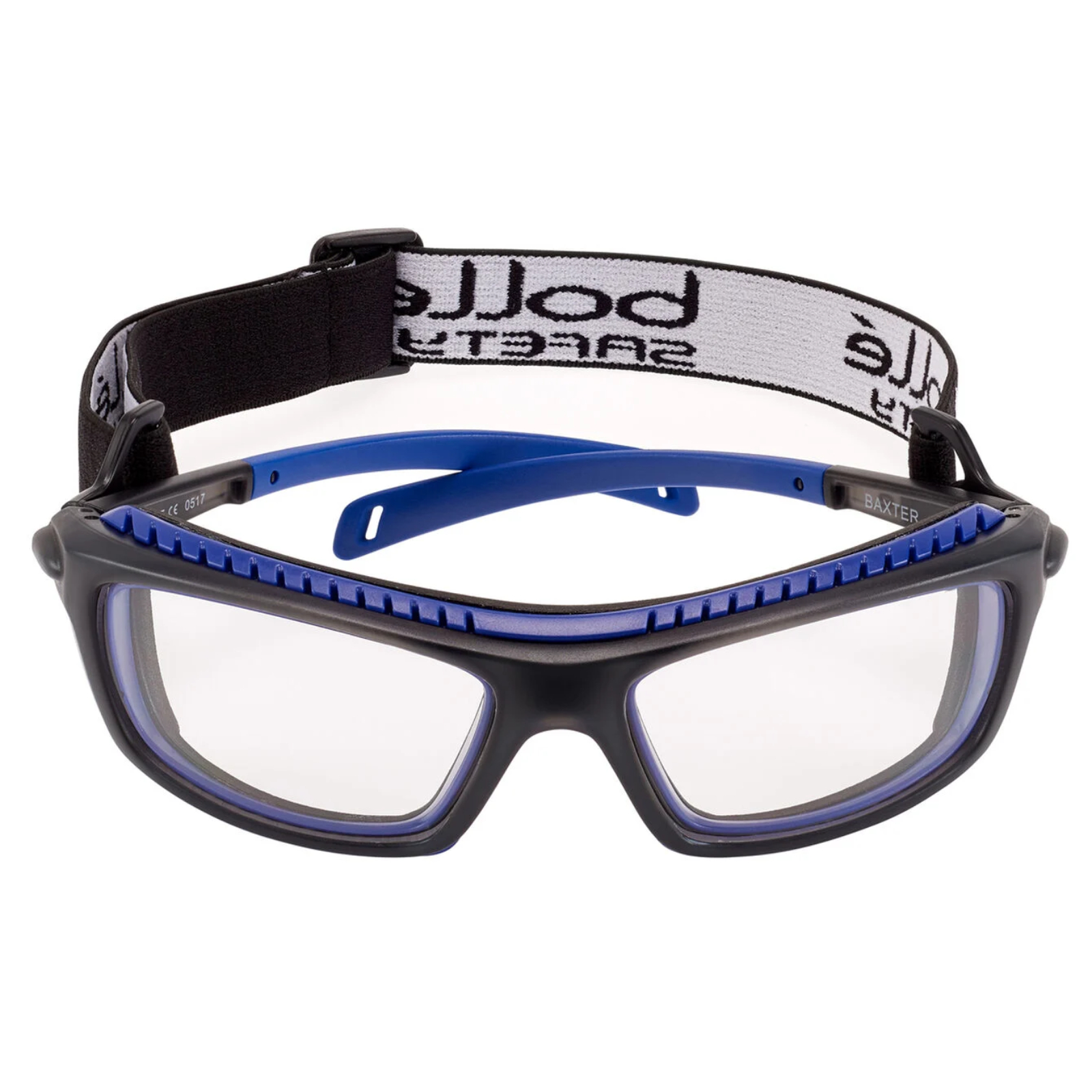 Lunettes de sécurité à la vue port avec mousse + tresse SEAMLESS BOLLE - BAXTER