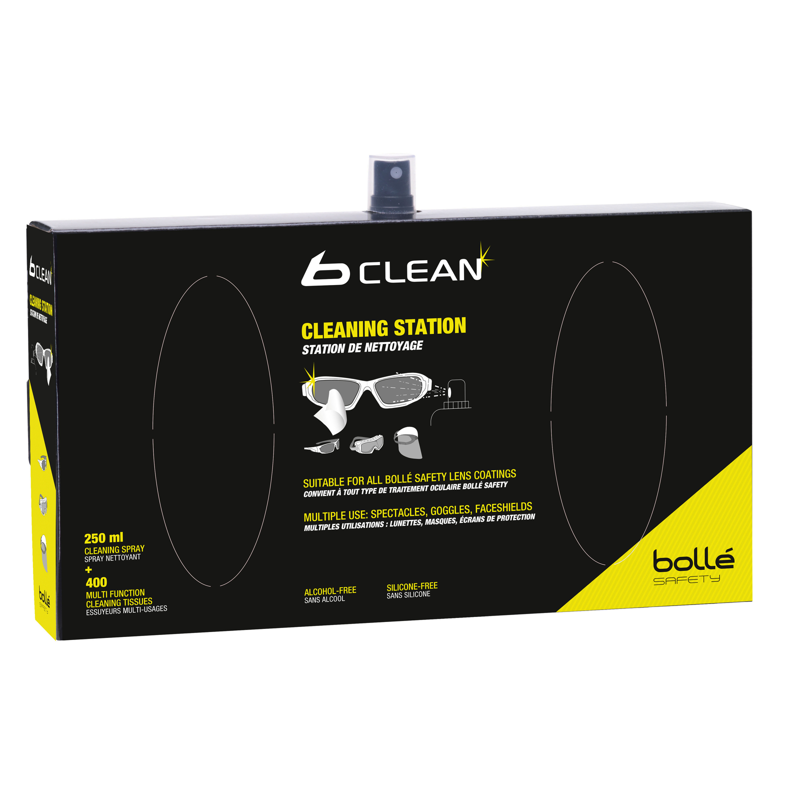 Solution de nettoyage B410 BOLLÉ SAFETY - PACD250