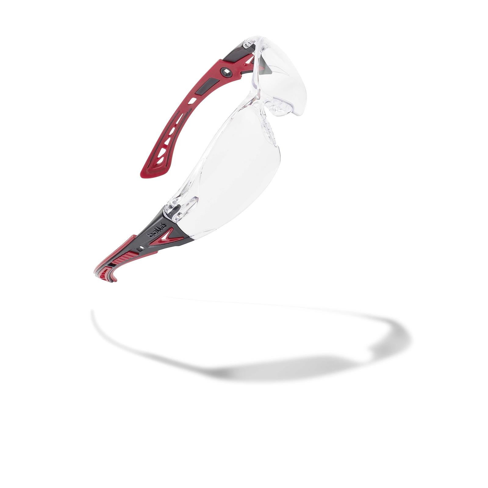 Lunette incolore monture noir/rouge RUSH+ BOLLÉ SAFETY - RUSHPPSI
