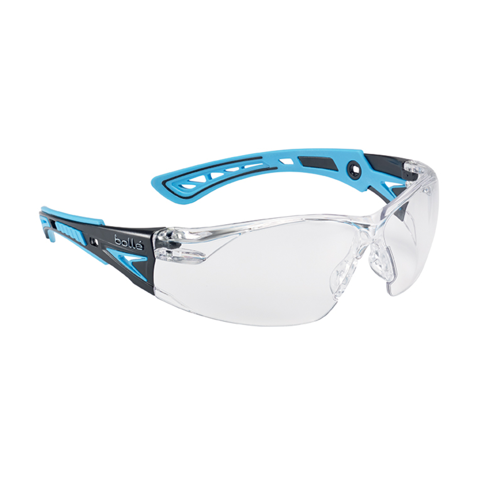 Lunette incolore monture noir/bleu RUSH+ BOLLÉ SAFETY - RUSHPPSIB