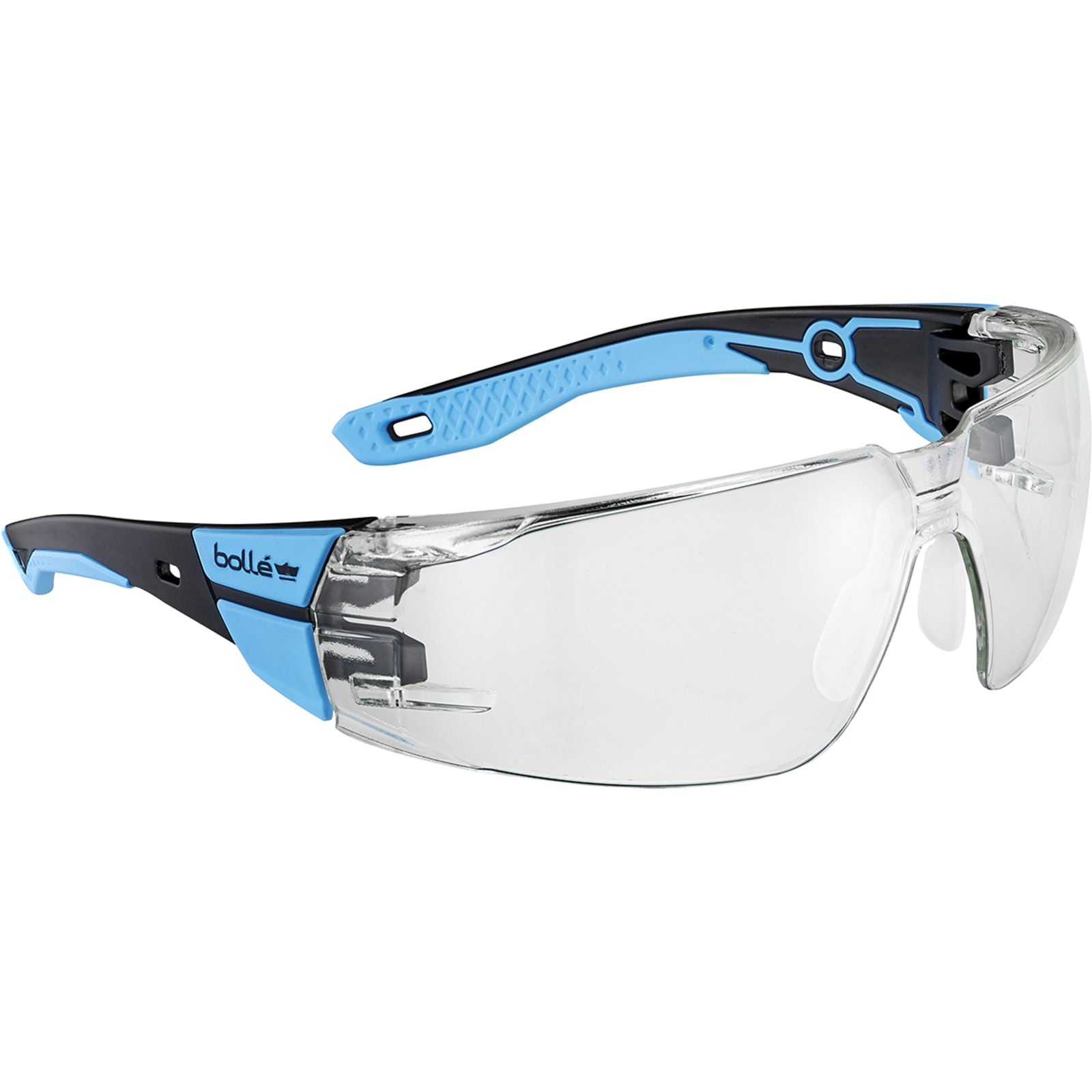 Lunette incolore M/L Bleu RUSH+ 2.0 BOLLÉ SAFETY - RUSPMN12E