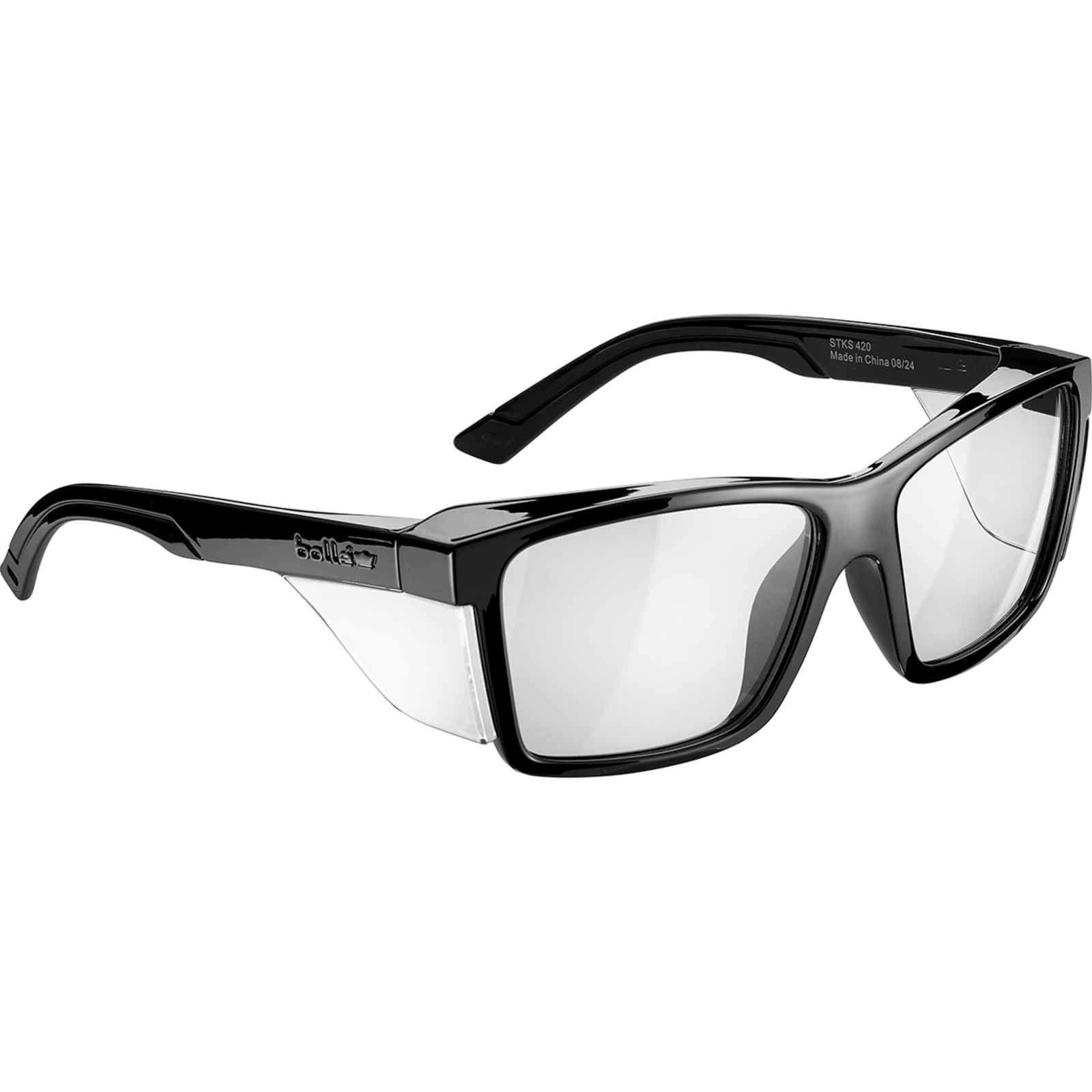 Lunettes de protection verres incolores monture noire STKS 420 BOLLÉ SAFETY - STK42N10E