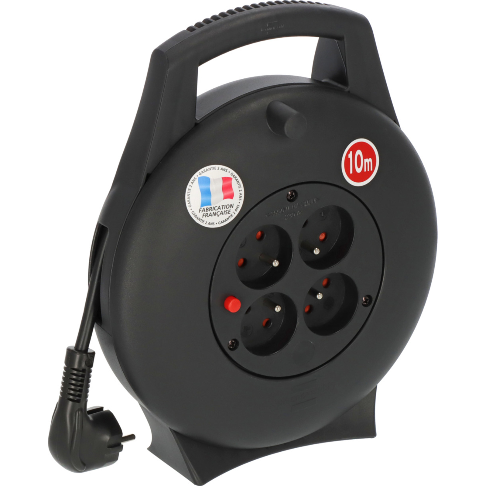 Enrouleur de câble VL2-X 10m H05VV-F 3G1,5 noir/noir BRENNENSTUHL - 1093901