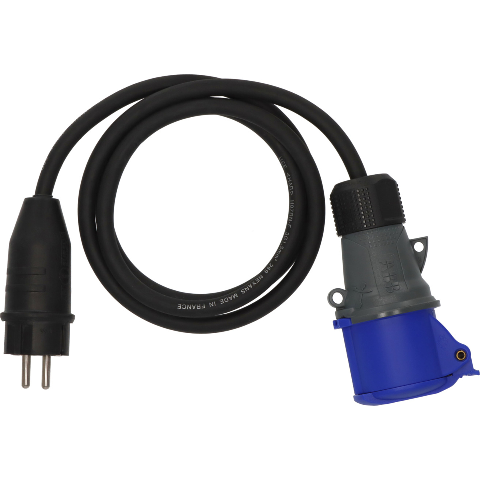 Rallonge électrique avec prolongateur CEE P17 fiche type E 1,5m H07RN-F 3G1,5 BRENNENSTUHL - 1132921