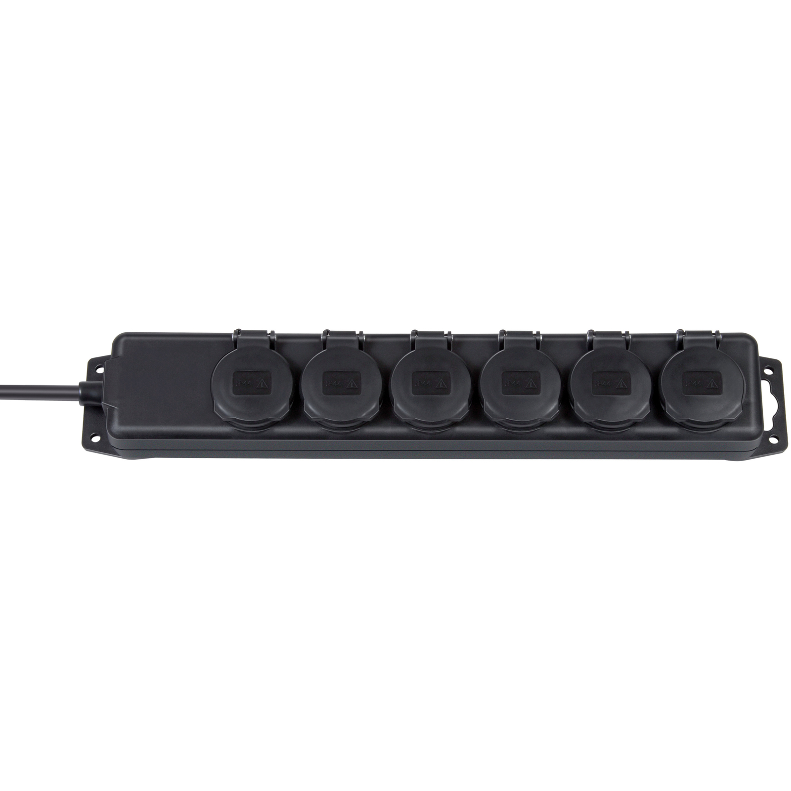 Multiprise IP44 6 prises 2m H07RN-F 3G1,5 noire BRENNENSTUHL - 1159971