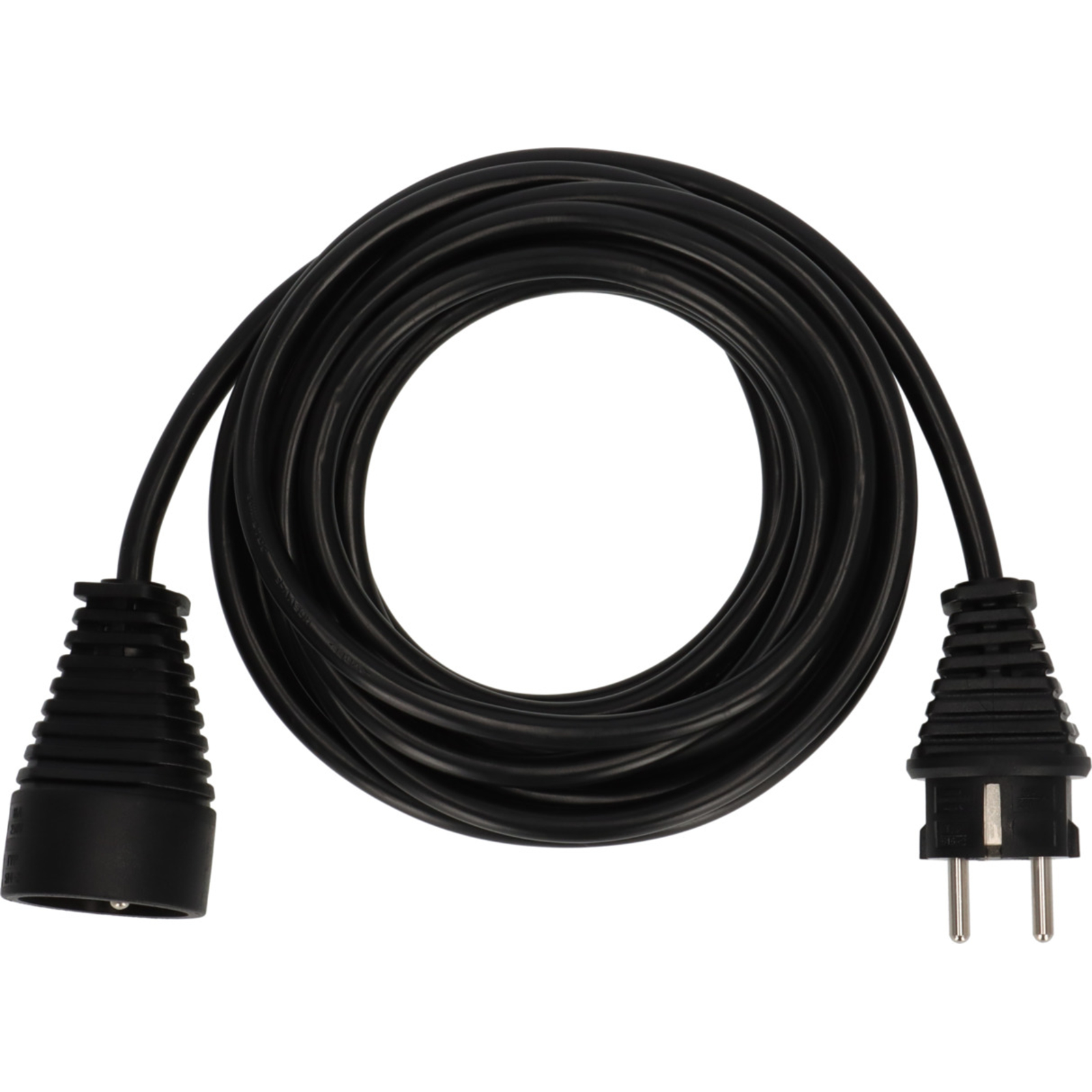 Rallonge électrique 5m H05VV-F 3G1,5 noir BRENNENSTUHL - 1165441