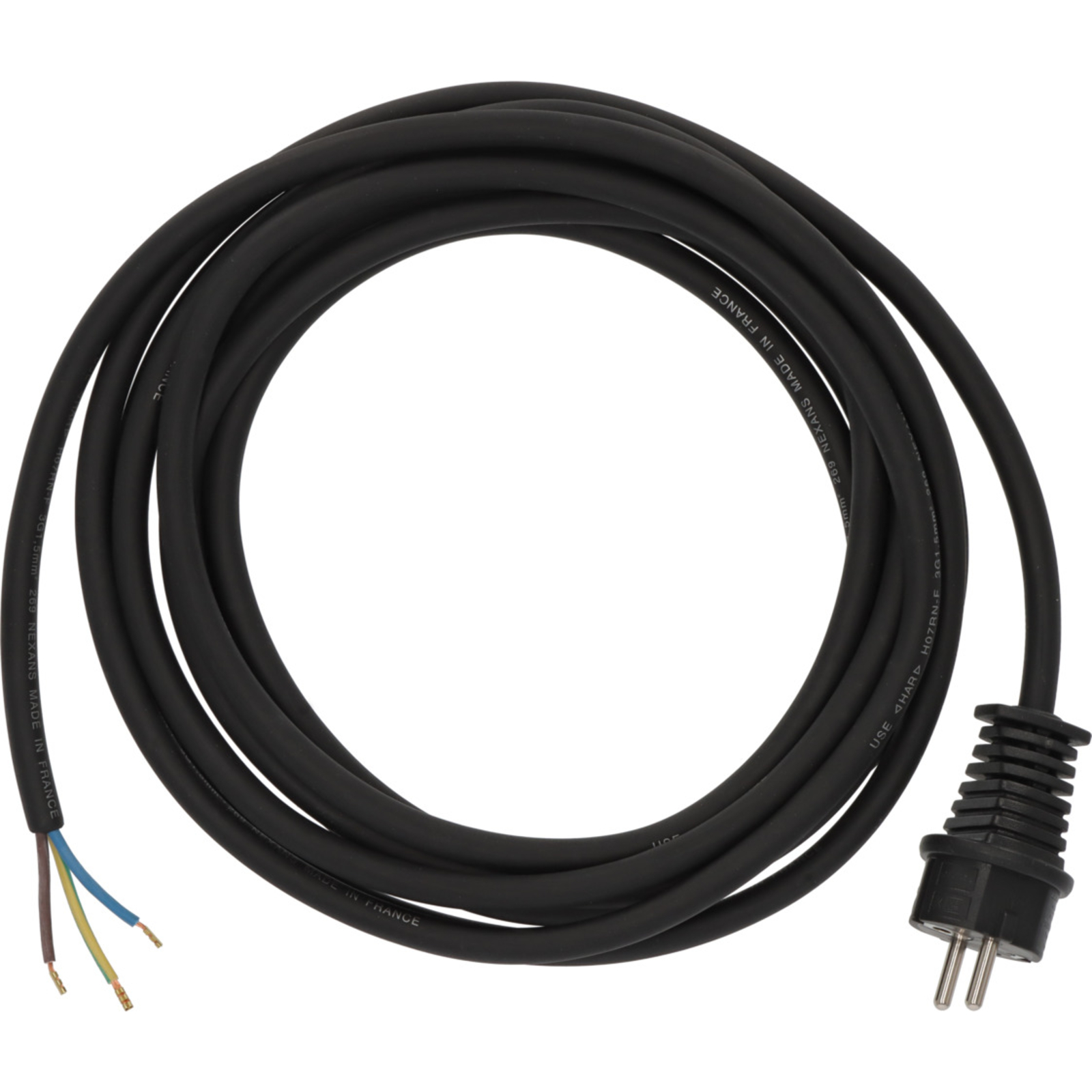 Cordon d'alimentation avec une extrémité aux fils dégainés 3m H07RN-F 3G1,5 no BRENNENSTUHL - 1169131