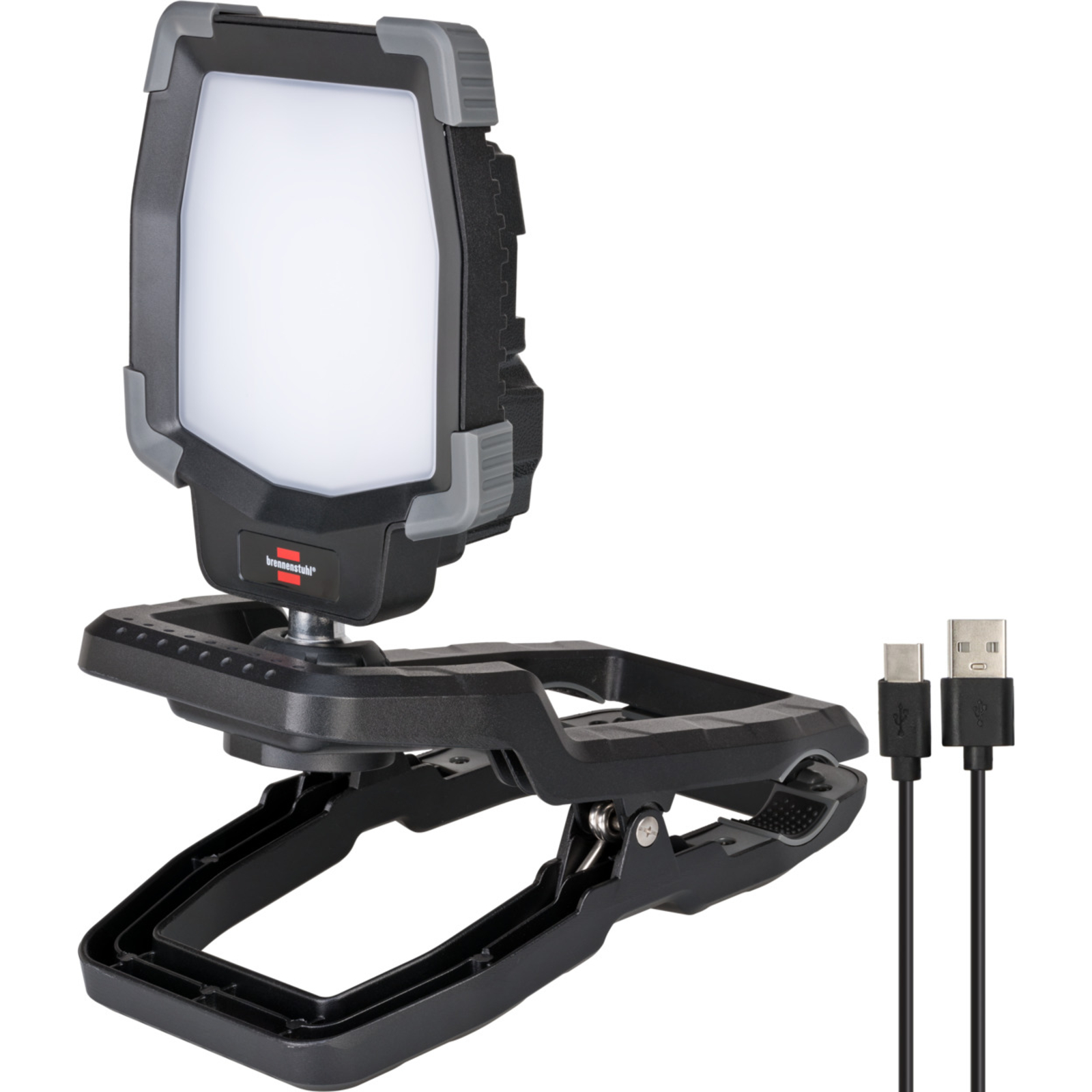 Projecteur LED mobile à pince CL 4050 MA rechargeable 40W 3800lm IP65 BRENNENSTUHL - 1173070020