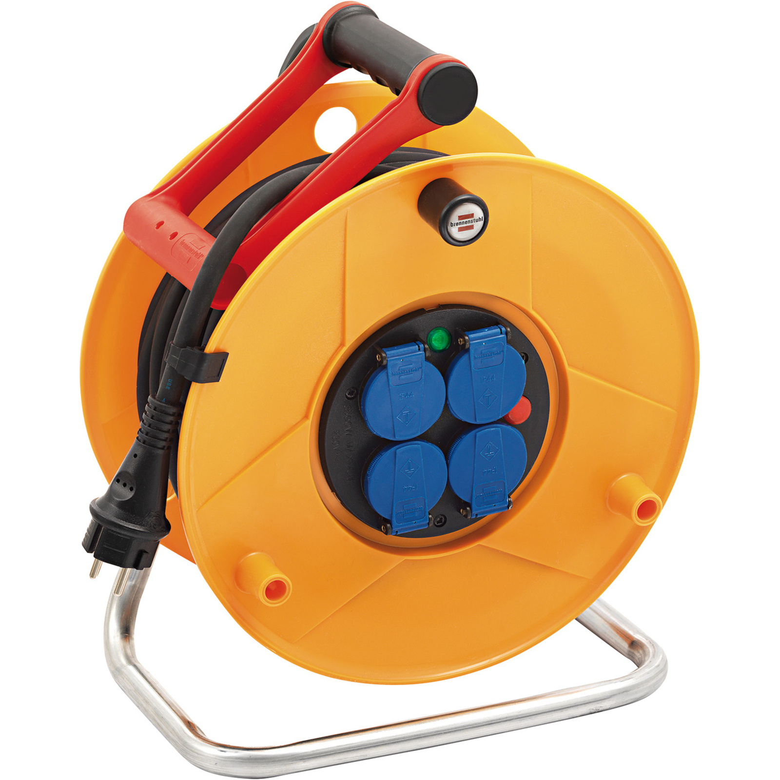 Enrouleur de câble Standard PRO 25m de câble H07RN-F 3G1,5 IP44 BRENNENSTUHL - 1206921