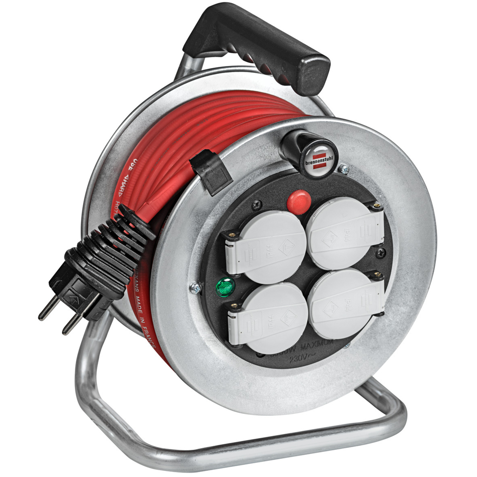 Enrouleur de câble SILVER-10 Professional 10m H07RN-F 3G1,5 IP44 BRENNENSTUHL - 1207911