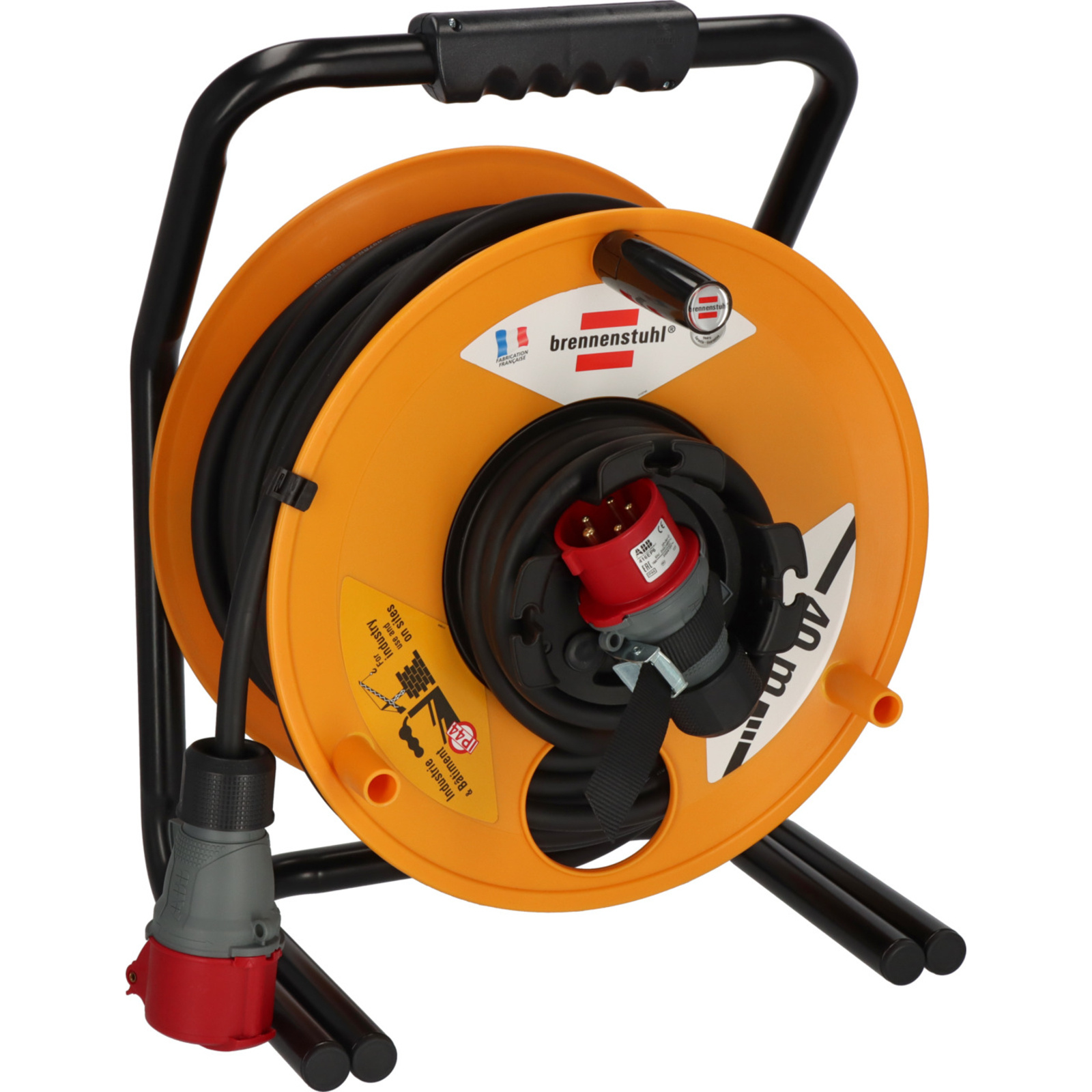 Enrouleur de câble Maxi Garant CEE 16A/415V 40m H07RN-F 5G2,5 IP44 BRENNENSTUHL - 1243341