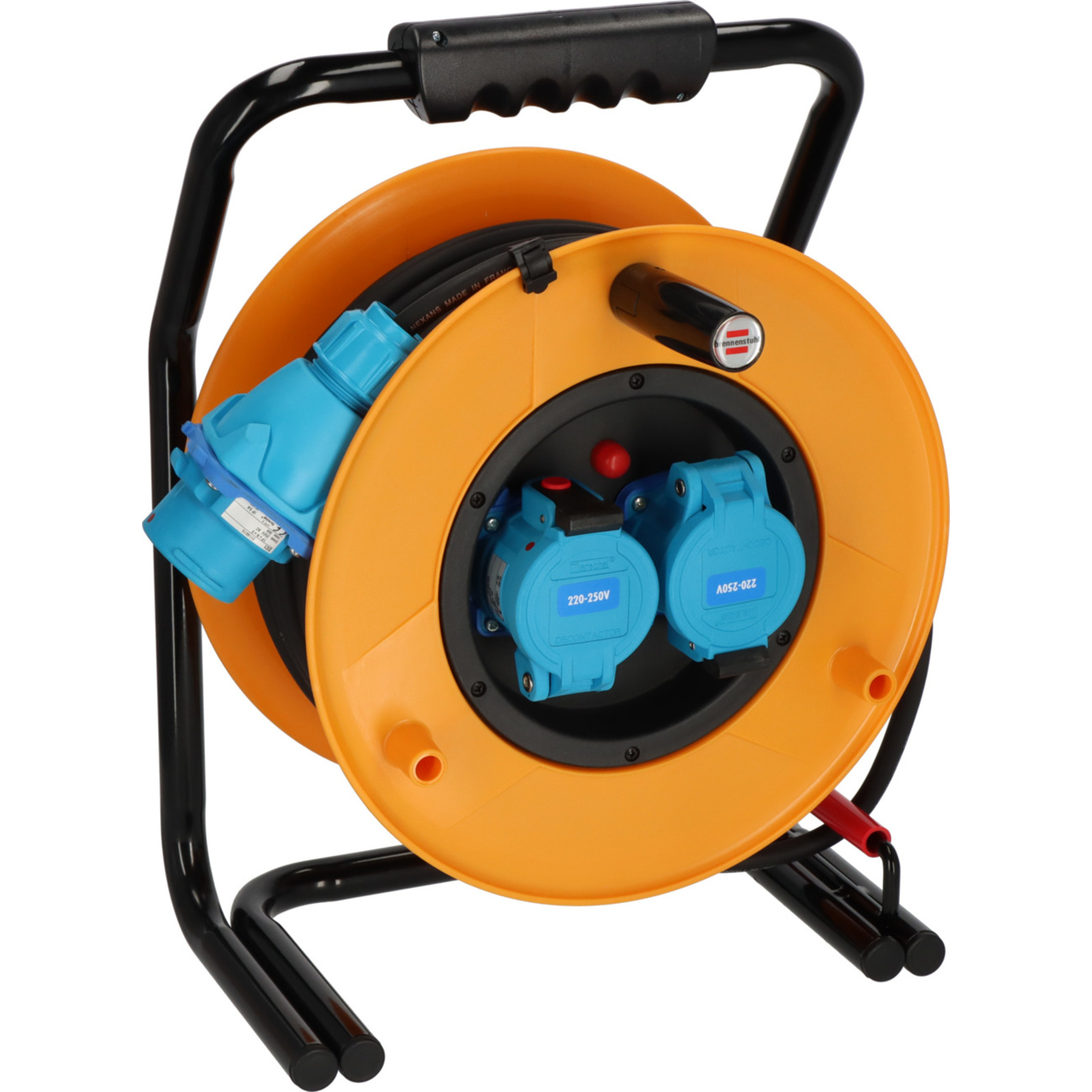 Enrouleur de câble SP25-25/2M avec connecteurs MARECHAL CEE 30A/230V 25m H07RN-F BRENNENSTUHL - 1243541