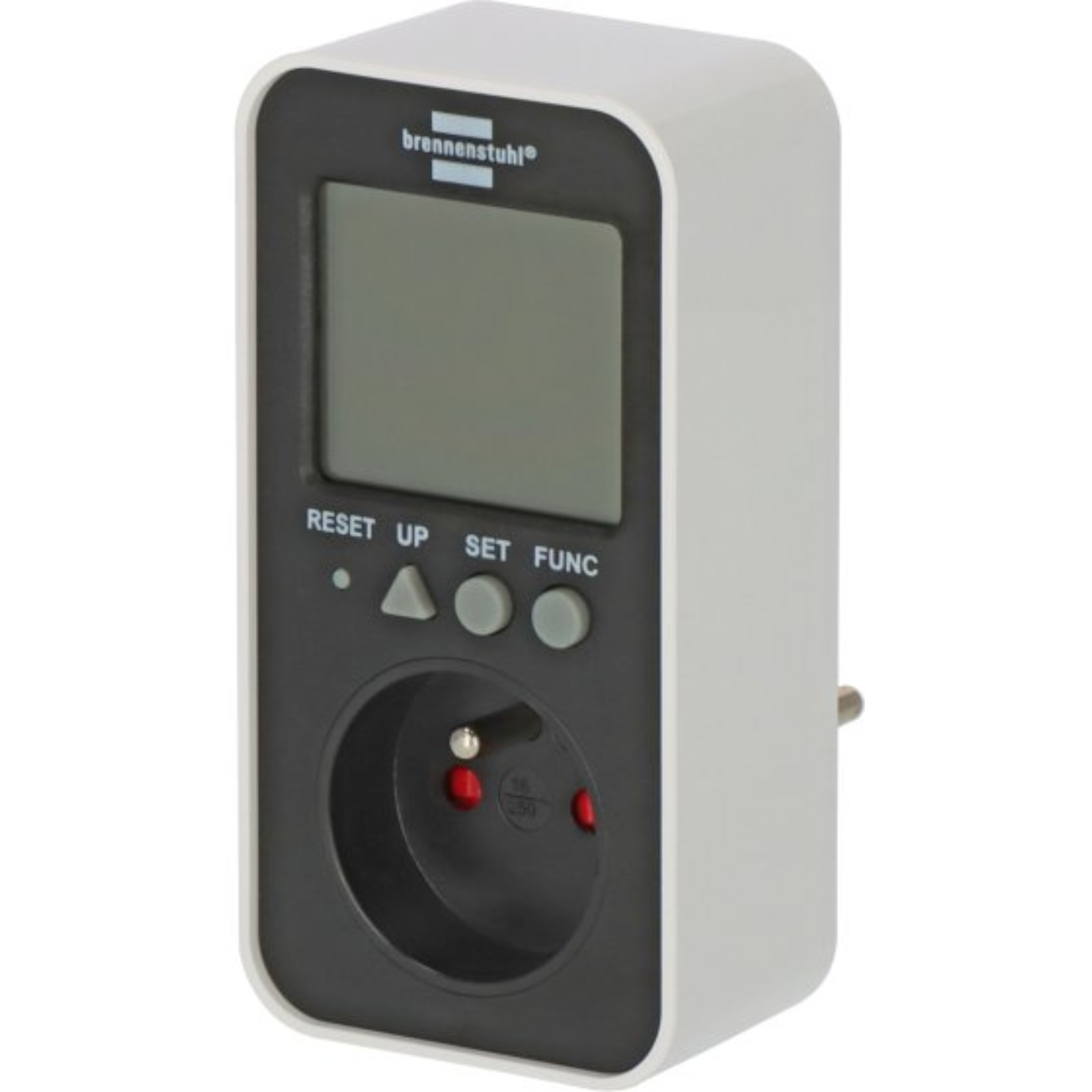 Wattmètre ECL EM-2 FR 3655 blanc/noir BRENNENSTUHL - 1506604100