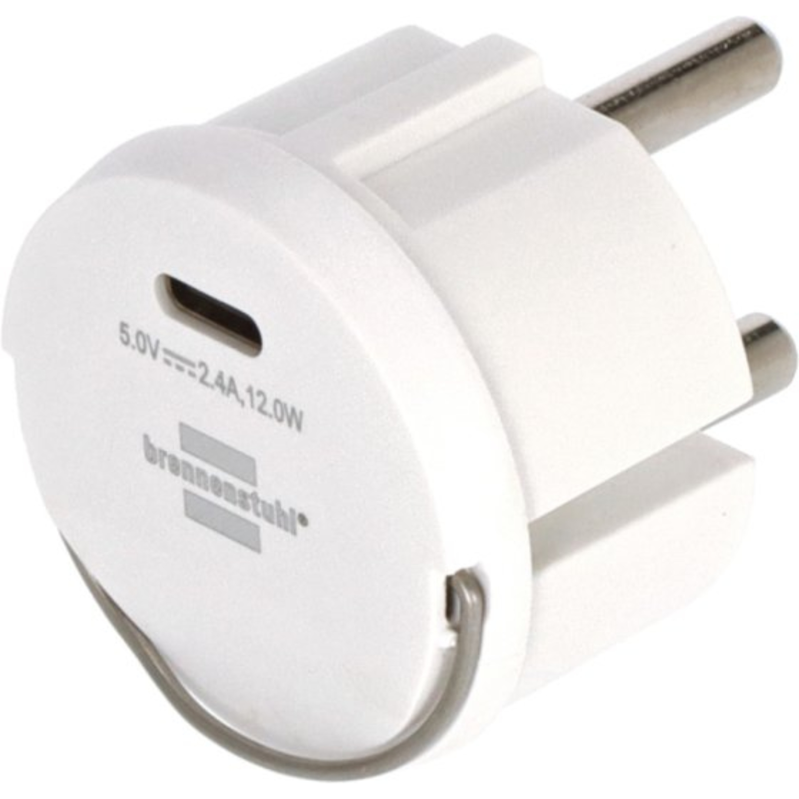 Chargeur pour port USB C blanc BRENNENSTUHL - 1508110010