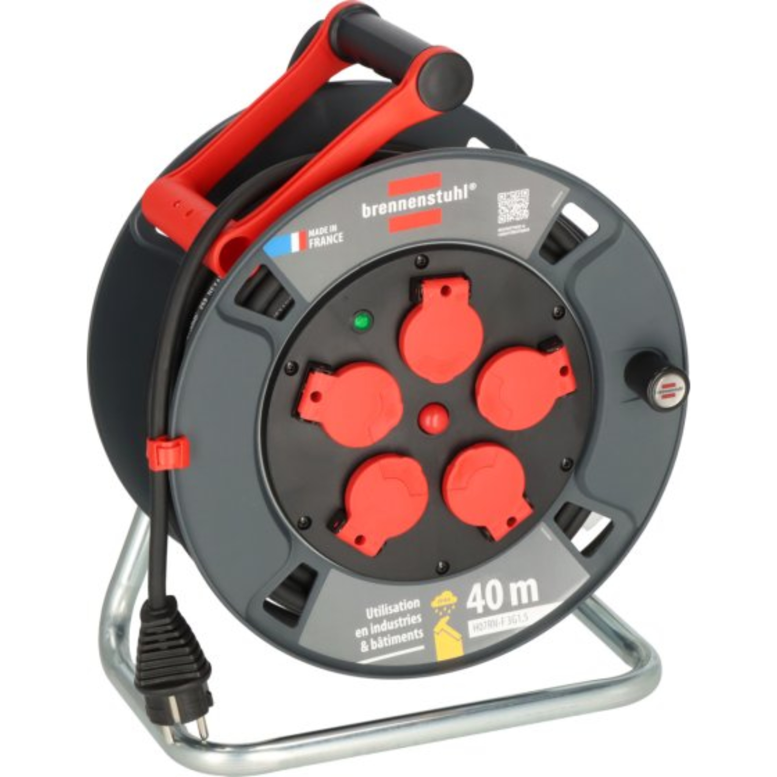 Enrouleur de câble 300 KU 4101 Professional 40m H07RN-F 3G1,5 IP44 BRENNENSTUHL - 9231401100