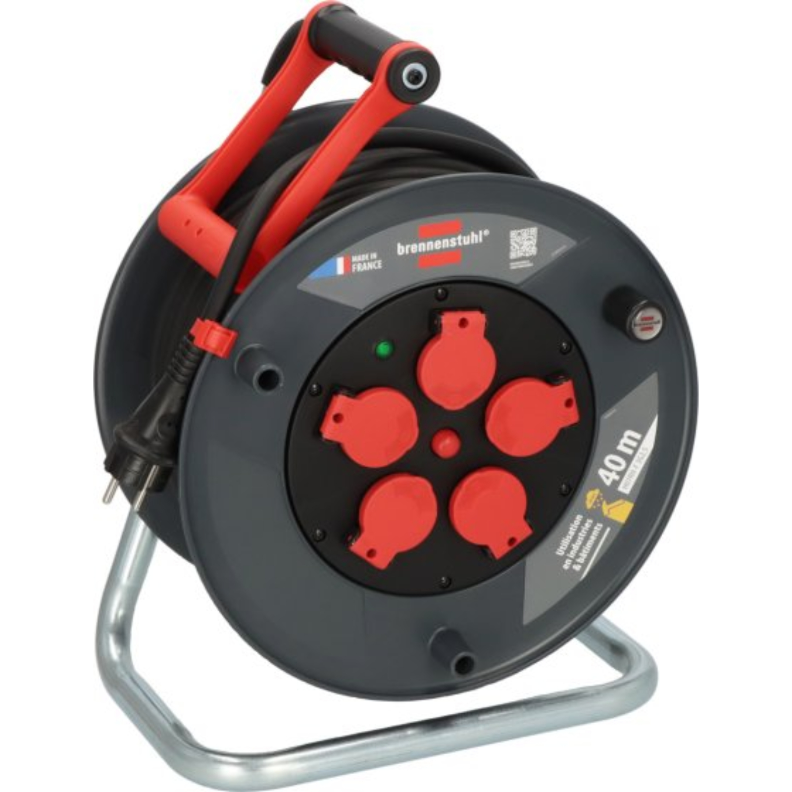 Enrouleur de câble 320 KU 4201 Professional 40m H07RN-F 3G2,5 IP44 BRENNENSTUHL - 9232401100