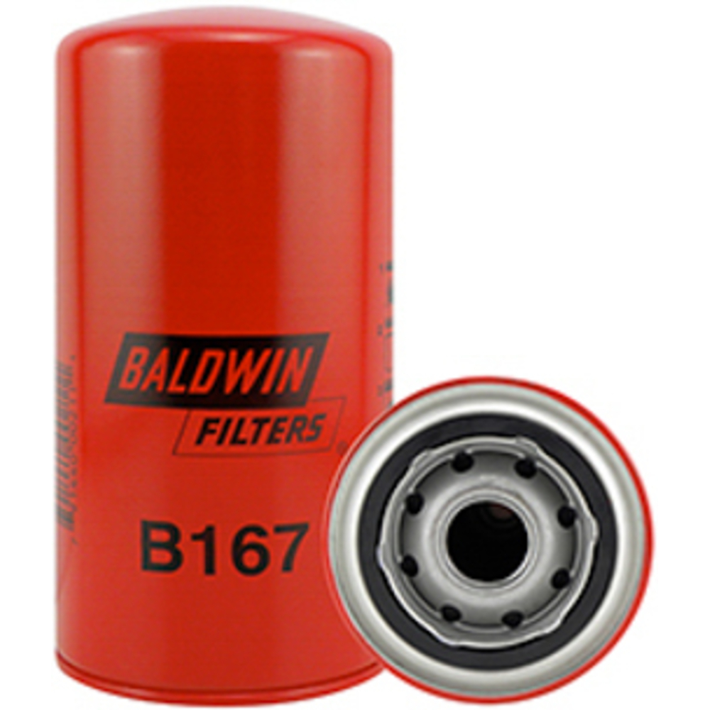 FILTRE À HUILE, VISSABLE (CUVE METALIQUE ) - BALDWIN - B167 équivalence HIFI SO040