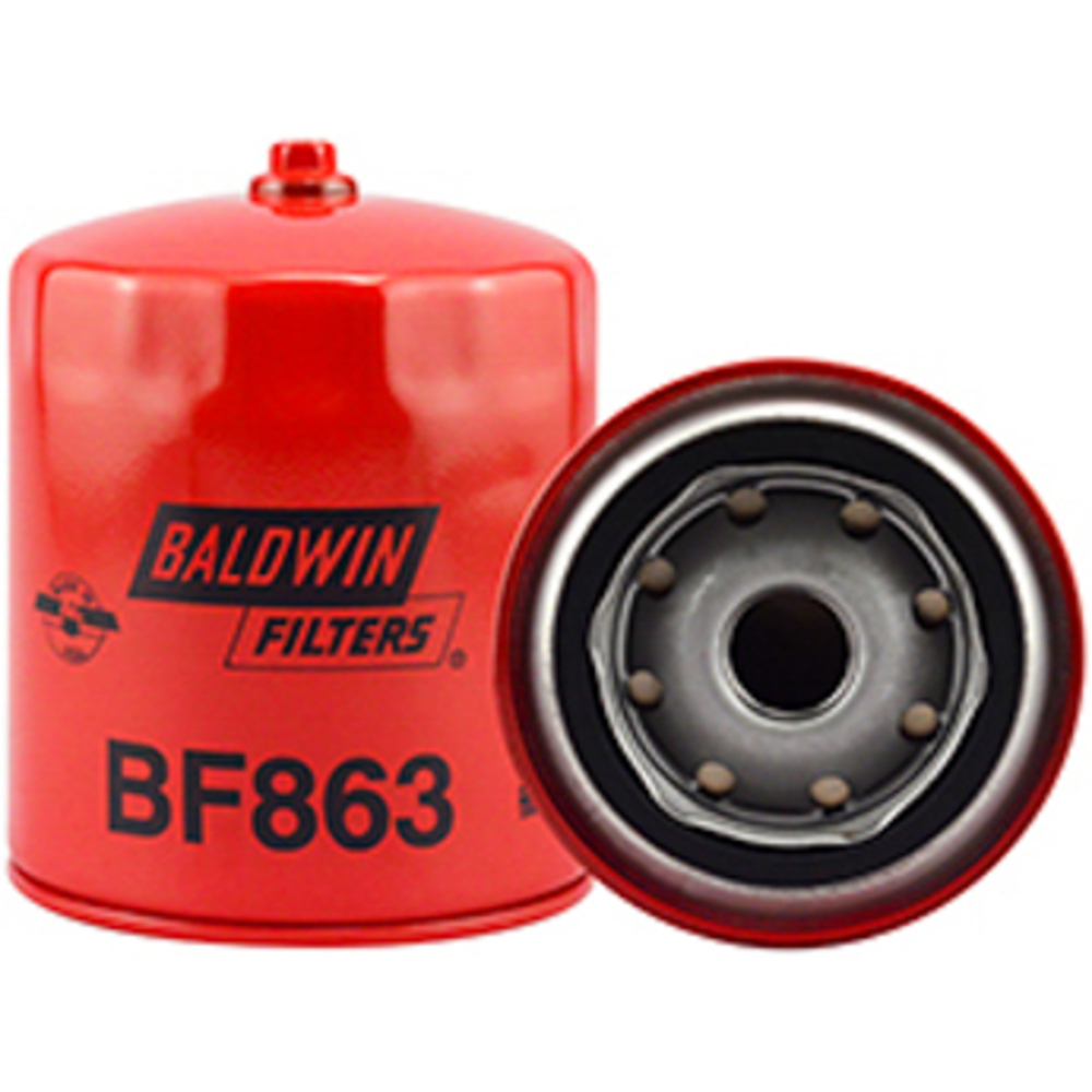 FILTRE CARBURANT, VISSABLE (CUVE METALIQ UE) / AVEC DRAIN - BALDWIN - BF863 équivalence HIFI SN224