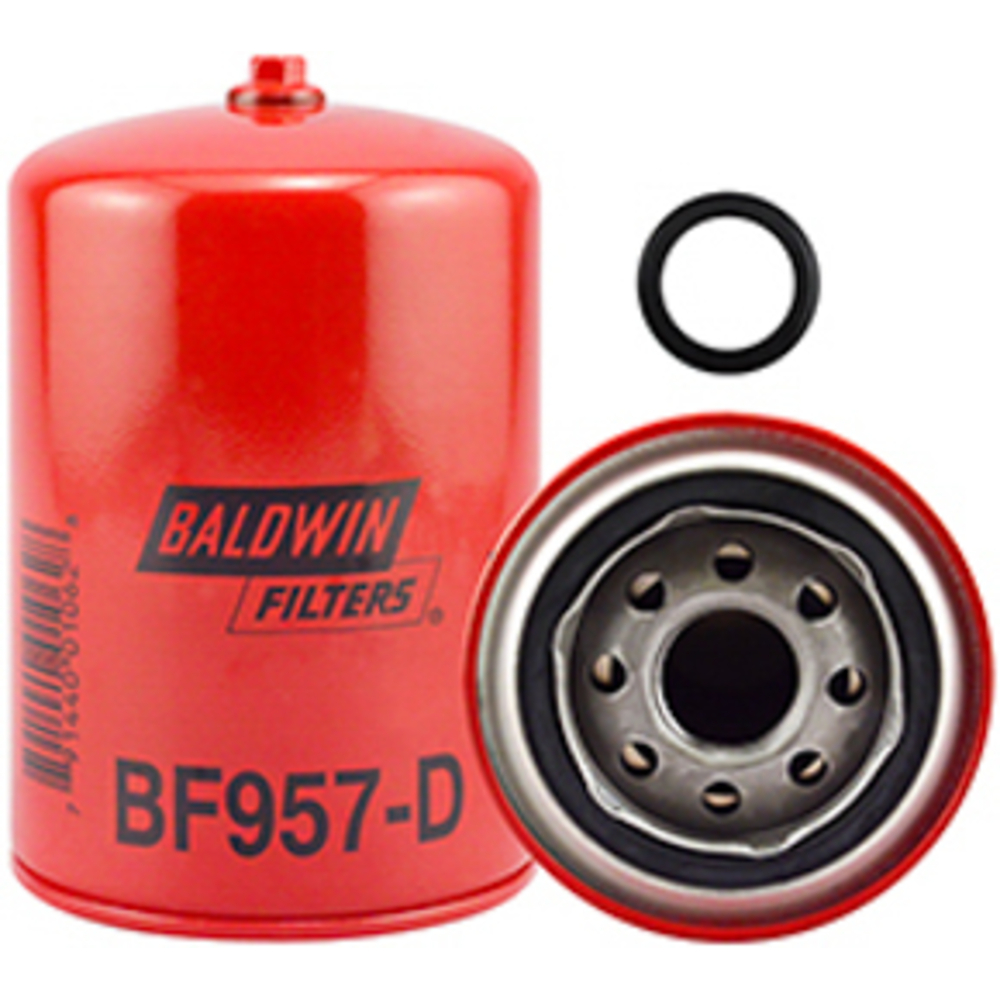 FILTRE CARBURANT, VISSABLE (CUVE METALIQ UE) / AVEC DRAIN - BALDWIN - BF957-D équivalence HIFI SN105C