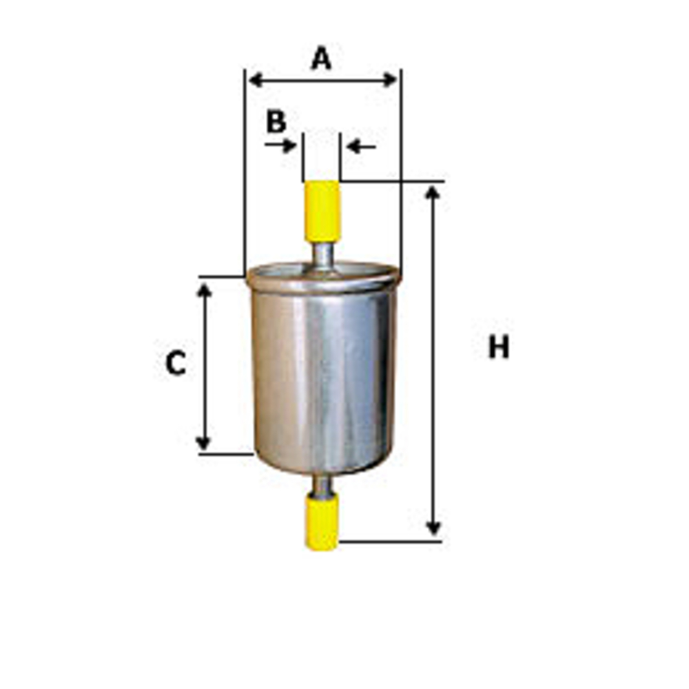 FILTRE CARBURANT EN LIGNE - BALDWIN - S-30212