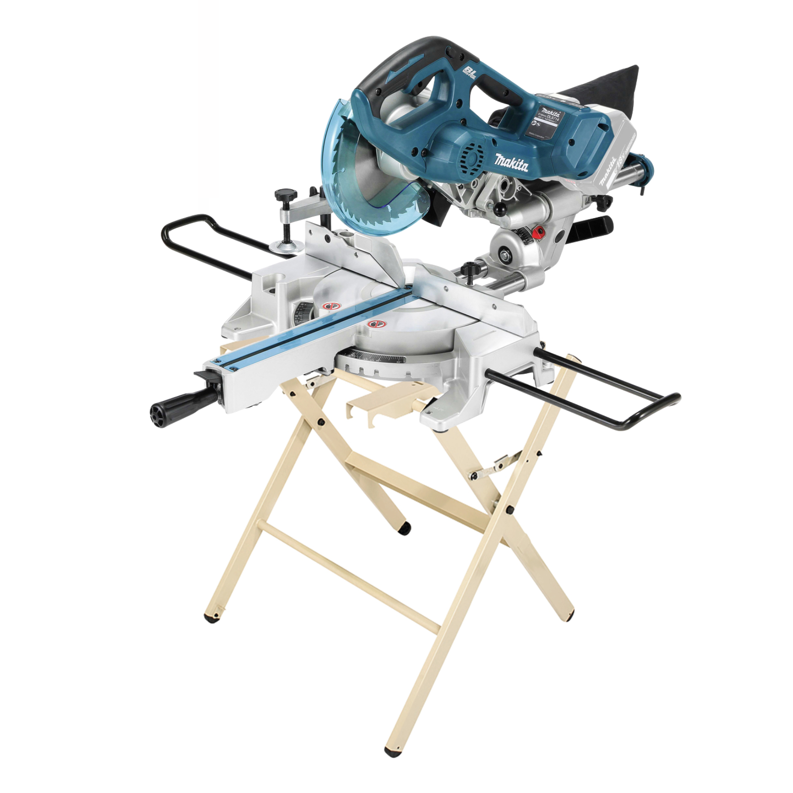 Scie radiale MAKITA ⌀190 mm DLS714NZ 36V avec support - sans batterie