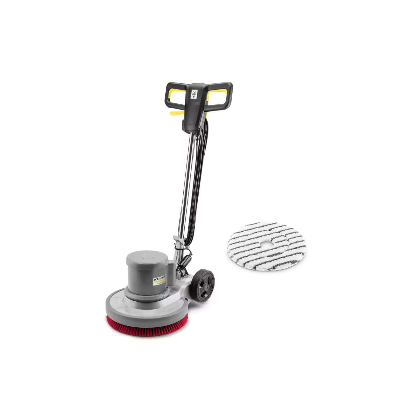 Monobrosse KÄRCHER BDS 43/150 C Classic + Pad microfibre blanc 430 mm nettoyage doux & entretien quotidien