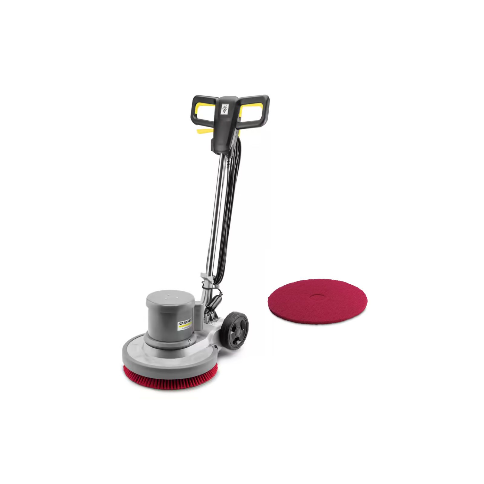 Monobrosse KÄRCHER BDS 43/150 C Classic + Pads moyennement souple rouge 432 mm nettoyage d’entretien polyvalent des sols