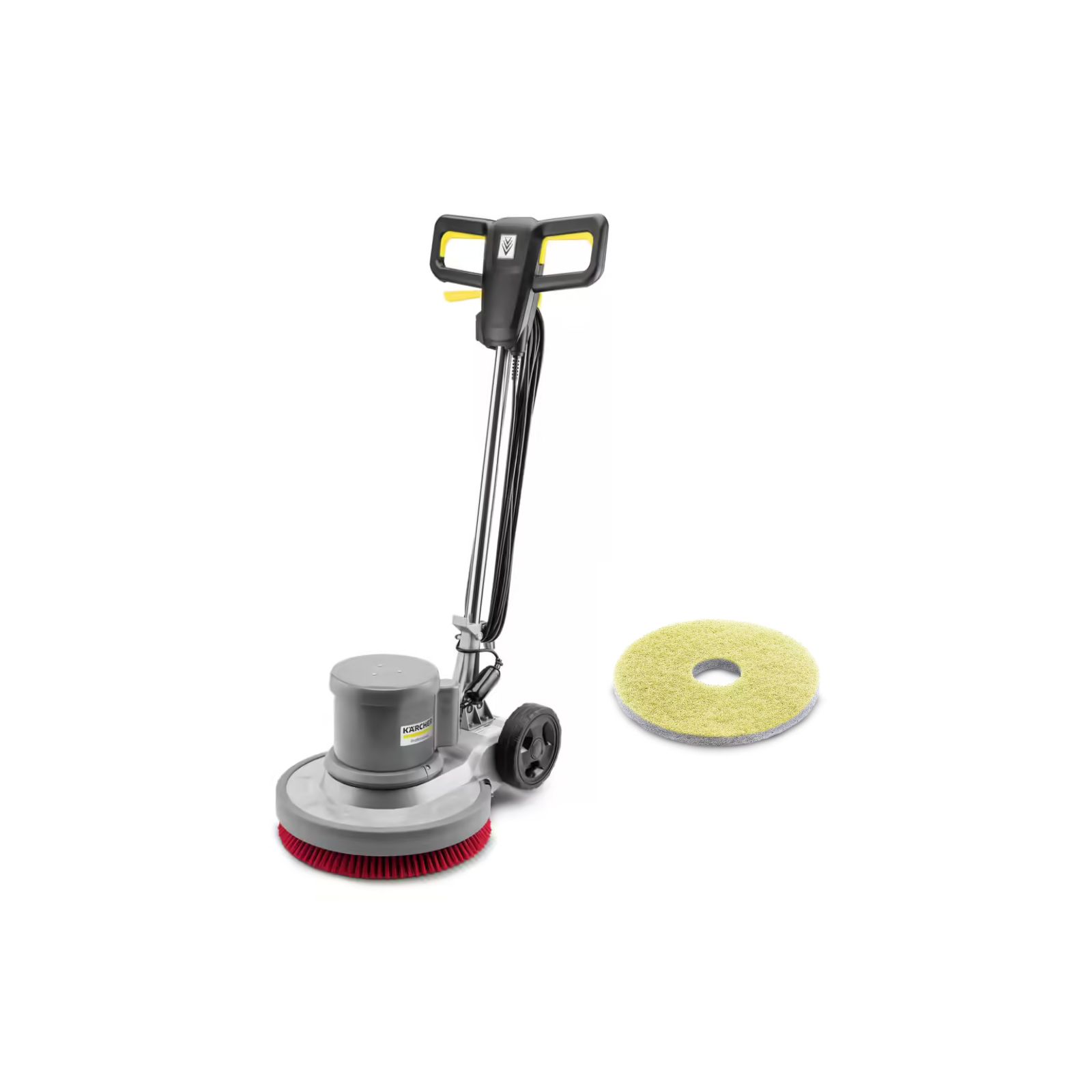 Monobrosse KÄRCHER BDS 43/150 C Classic + Pad diamant medium jaune 432 mm rénovation et préparation au polissage des sols durs