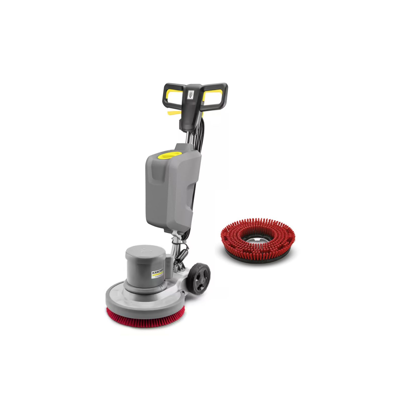 Monobrosse KÄRCHER BDS 43/150 C Classic + Réservoir + Brosse-disque moyen rouge 430 mm nettoyage d'entretien des sols durs