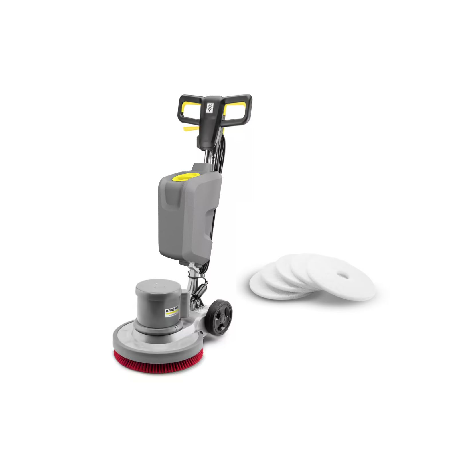 Monobrosse KÄRCHER BDS 43/150 C Classic + Réservoir + Pad très souple blanc 432 mm nettoyage délicat et finition brillante