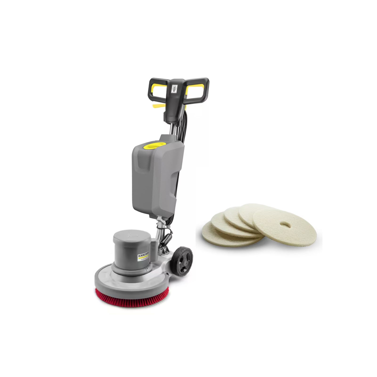 Monobrosse KÄRCHER BDS 43/150 C Classic + Réservoir + Pad souple beige naturel 432 mm nettoyage d’entretien des sols durs et lustrage