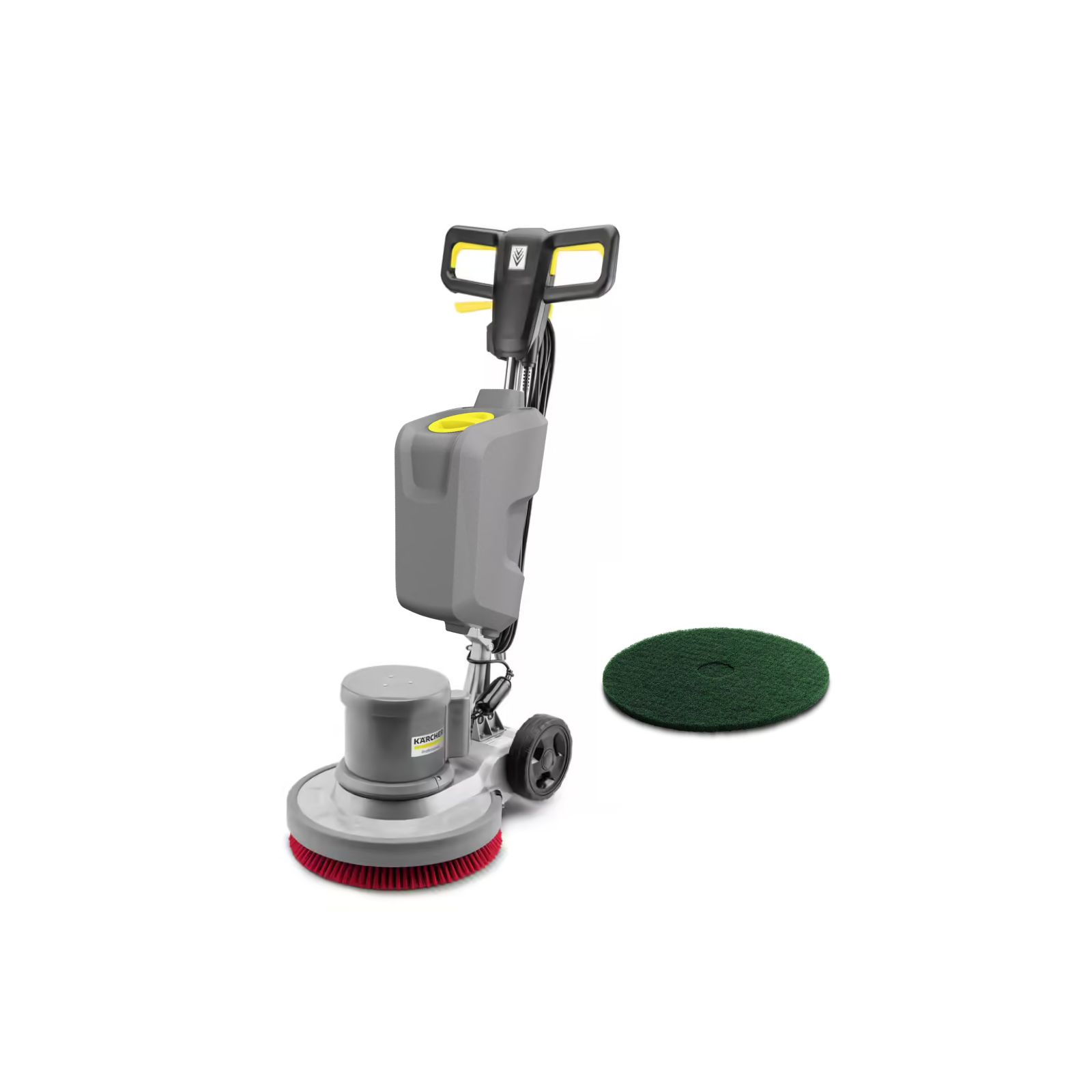 Monobrosse KÄRCHER BDS 43/150 C Classic + Réservoir + Pad moyennement dur vert 432 mm  récurage intensif des sols durs
