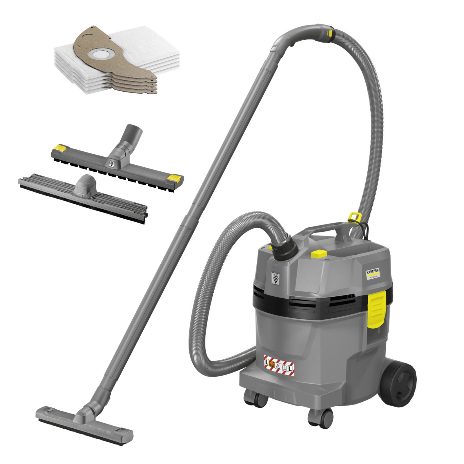 KARCHER Aspirateur eau et poussières artisan NT 22/1 L + sac + suceur eau