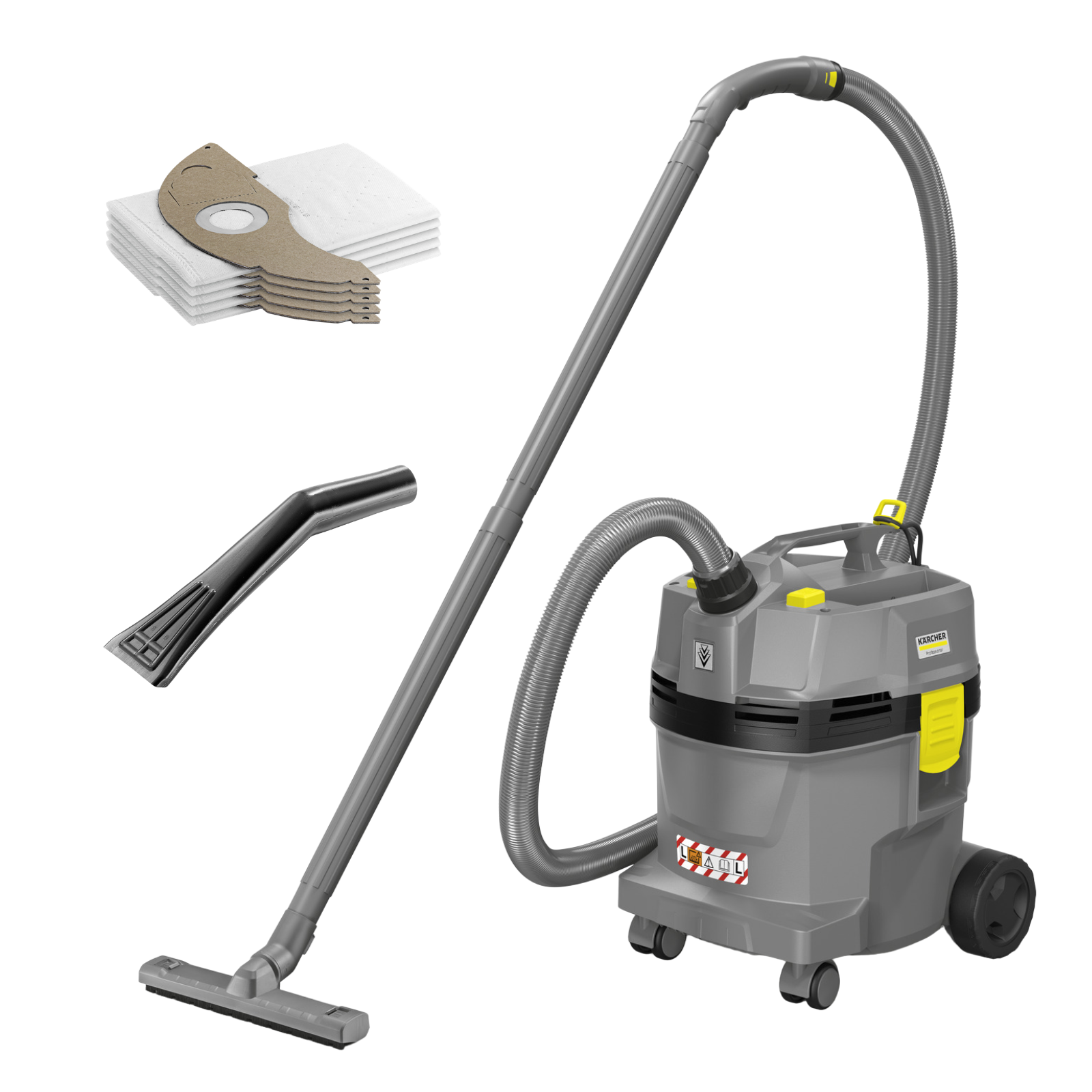 KARCHER Aspirateur eau et poussières voiture NT 22/1 L + sac aspirateur + suceur véhicule
