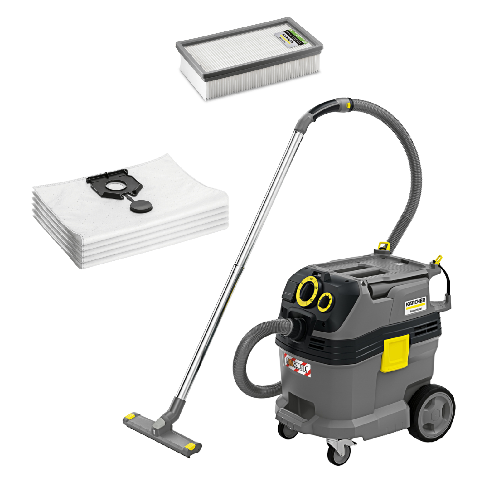 KARCHER Aspirateur eau et poussières NT 30/1 Tact Te L + accessoires 1.148-211.0