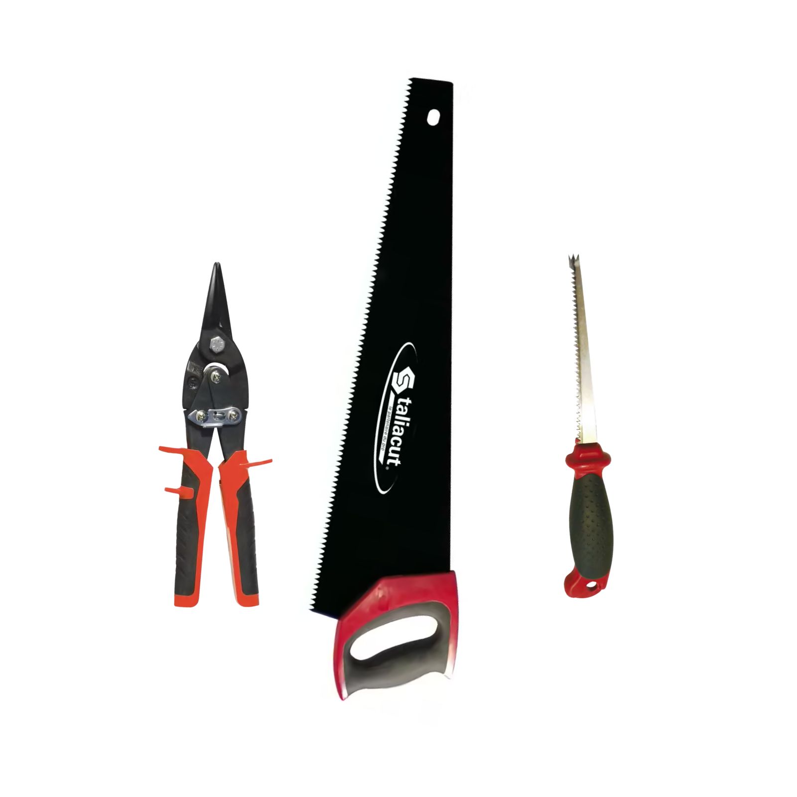 Outillage de découpe plaquiste pour plaques de plâtre et rails métalliques TALIAPLAST