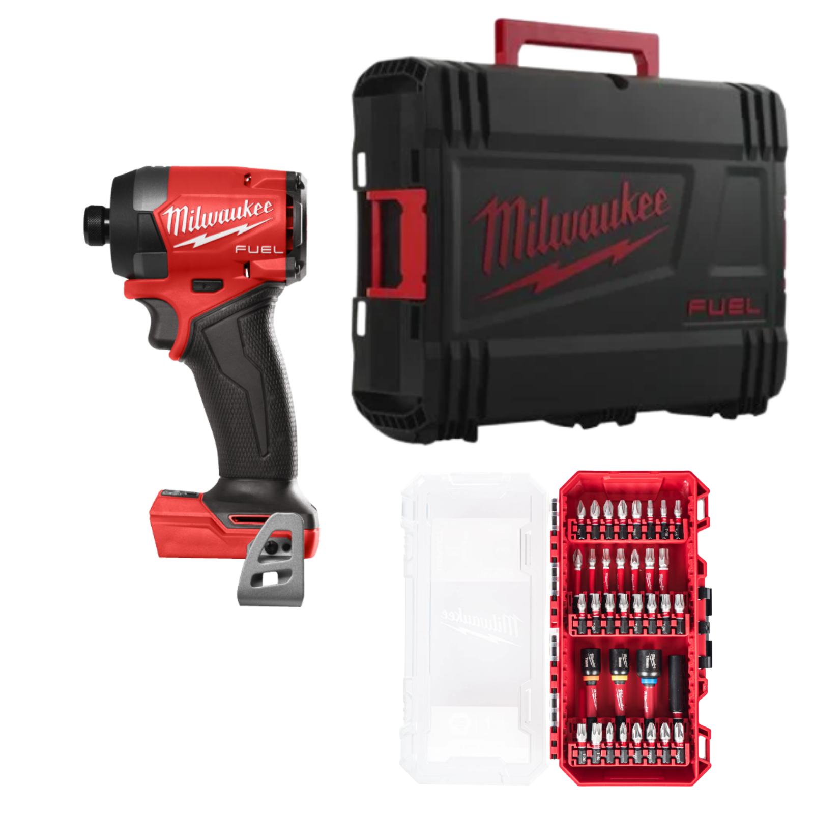 MILWAUKEE FUEL VISSEUSE À CHOCS HEX ¼ COMPACTE 226 NM M18 FID3-0X AVEC COFFRET 