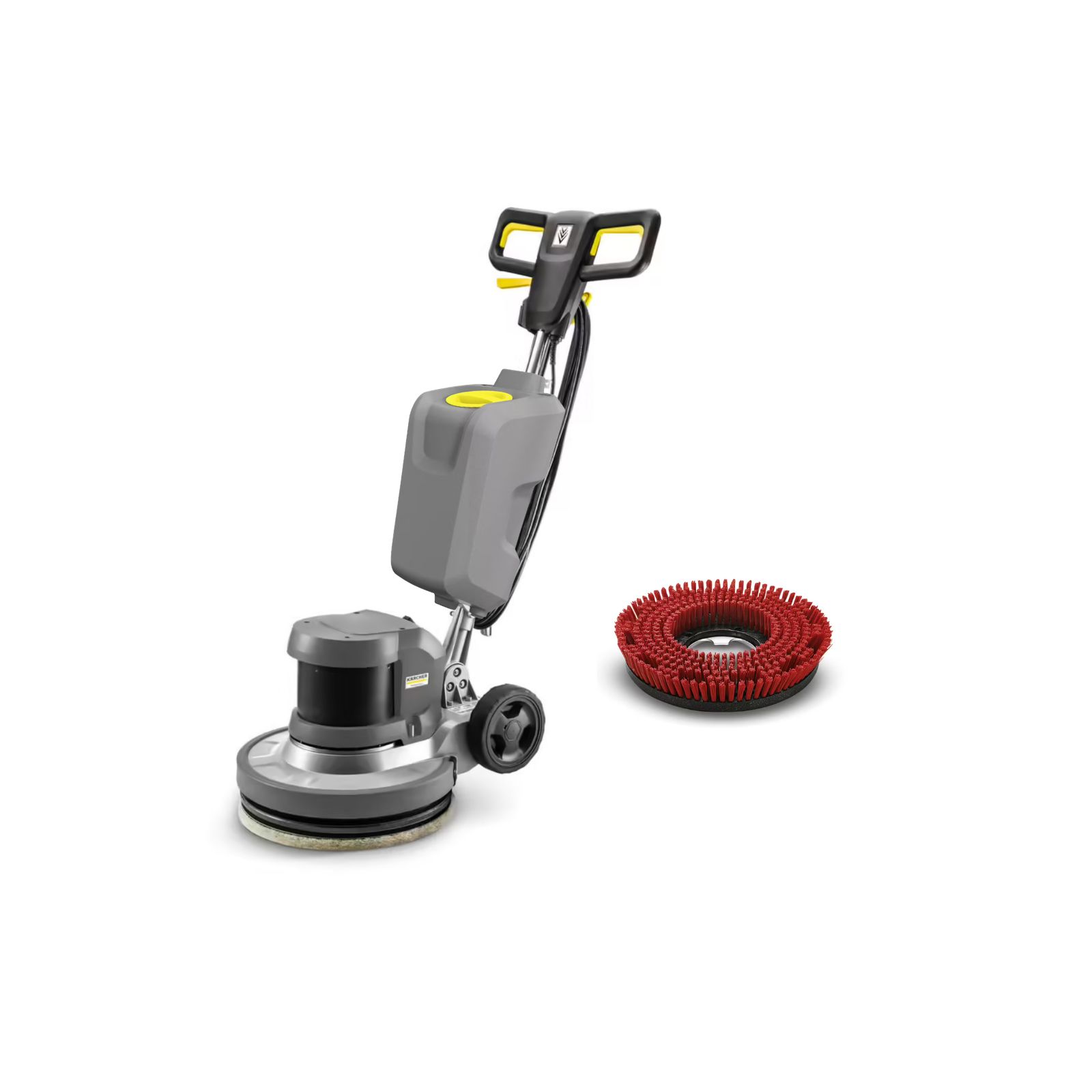 Monobrosse KÄRCHER BDS 43/DUO C + Réservoir + Brosse-disque moyen rouge 430 mm nettoyage d'entretien des sols durs
