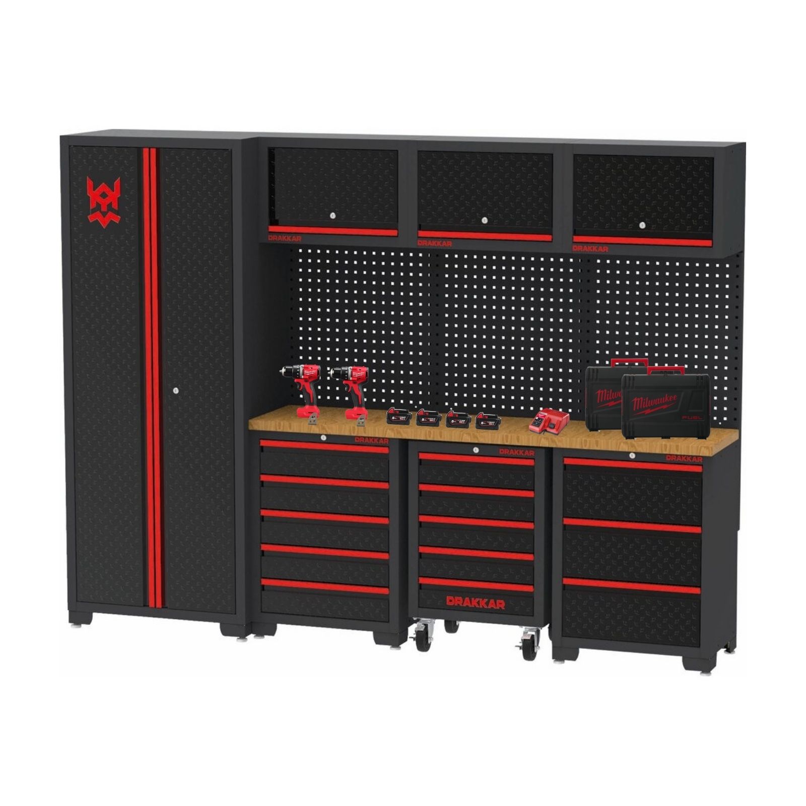Pack Atelier avec mobilier Drakkar et équipement électroportatif Milwaukee M18