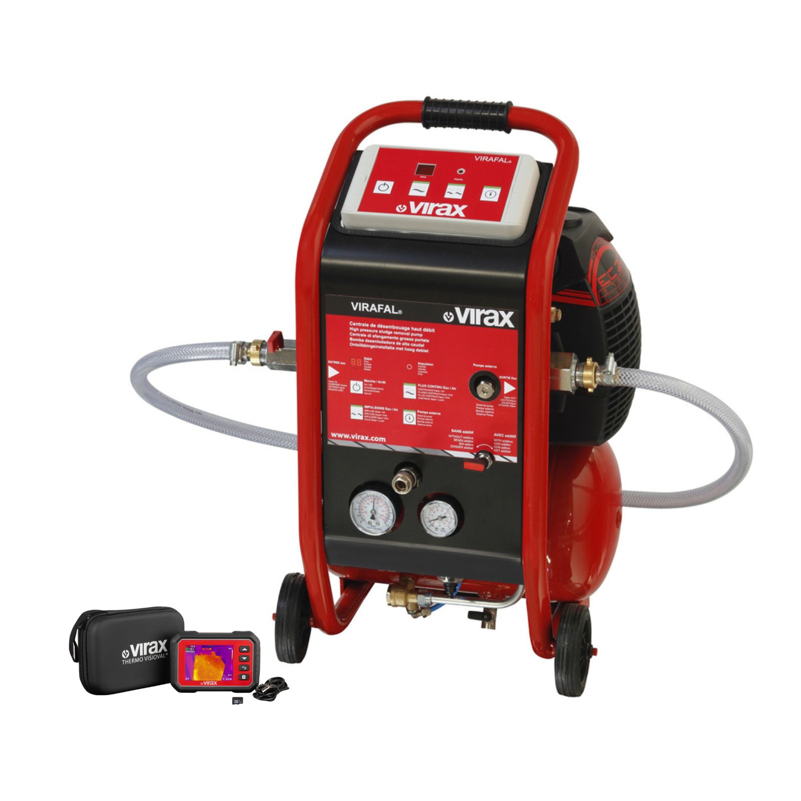 Virafal + injecteur + réducteur additifs + caméra thermique VIRAX 
