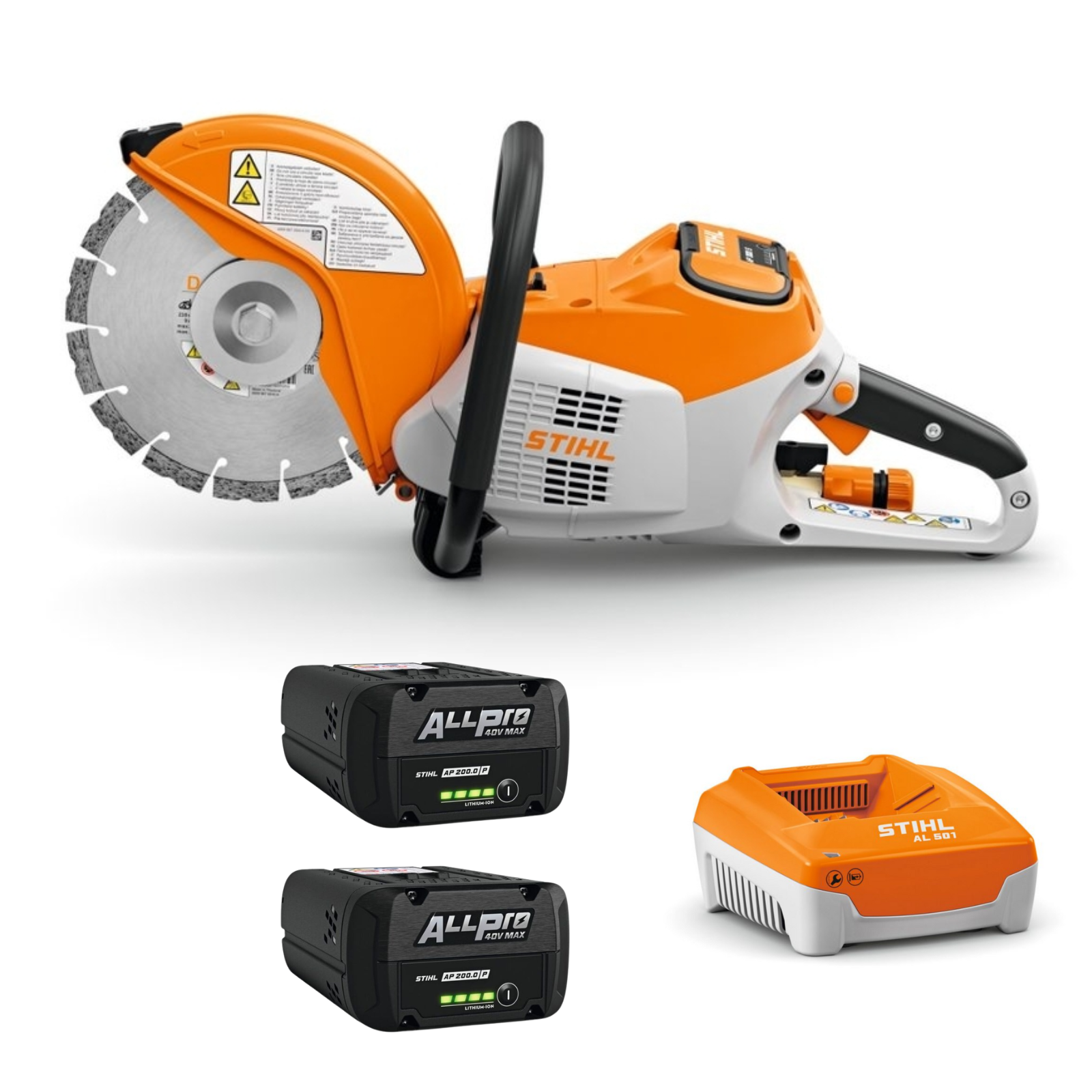 Pack STIHL découpeuse à batterie TSA230 Ø 230 mm 2 batteries + chargeur + disque