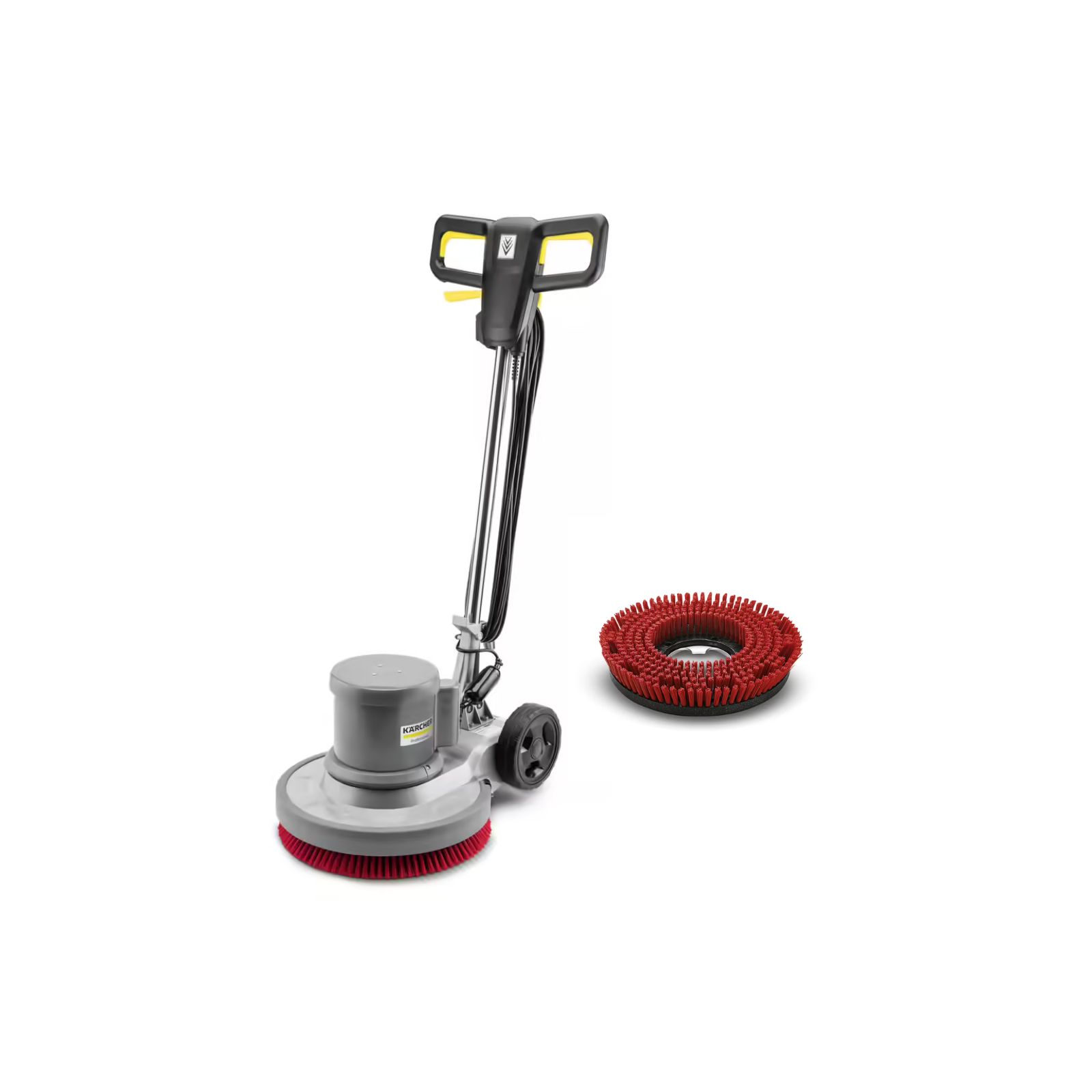 Monobrosse KÄRCHER BDS 43/150 C Classic + Brosse-disque moyen rouge 430 mm nettoyage d'entretien des sols durs