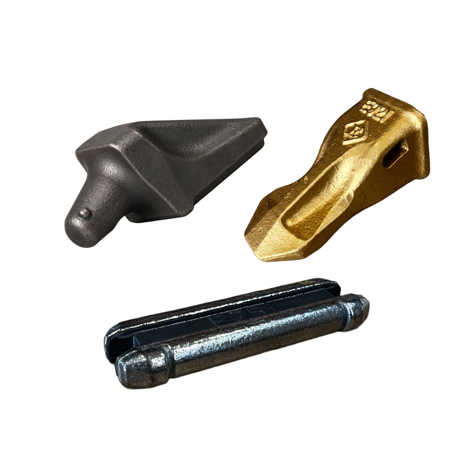 Ensemble dent + Porte dent Flush + Clavette GOLD E921 pour mini chargeuse - ESTI