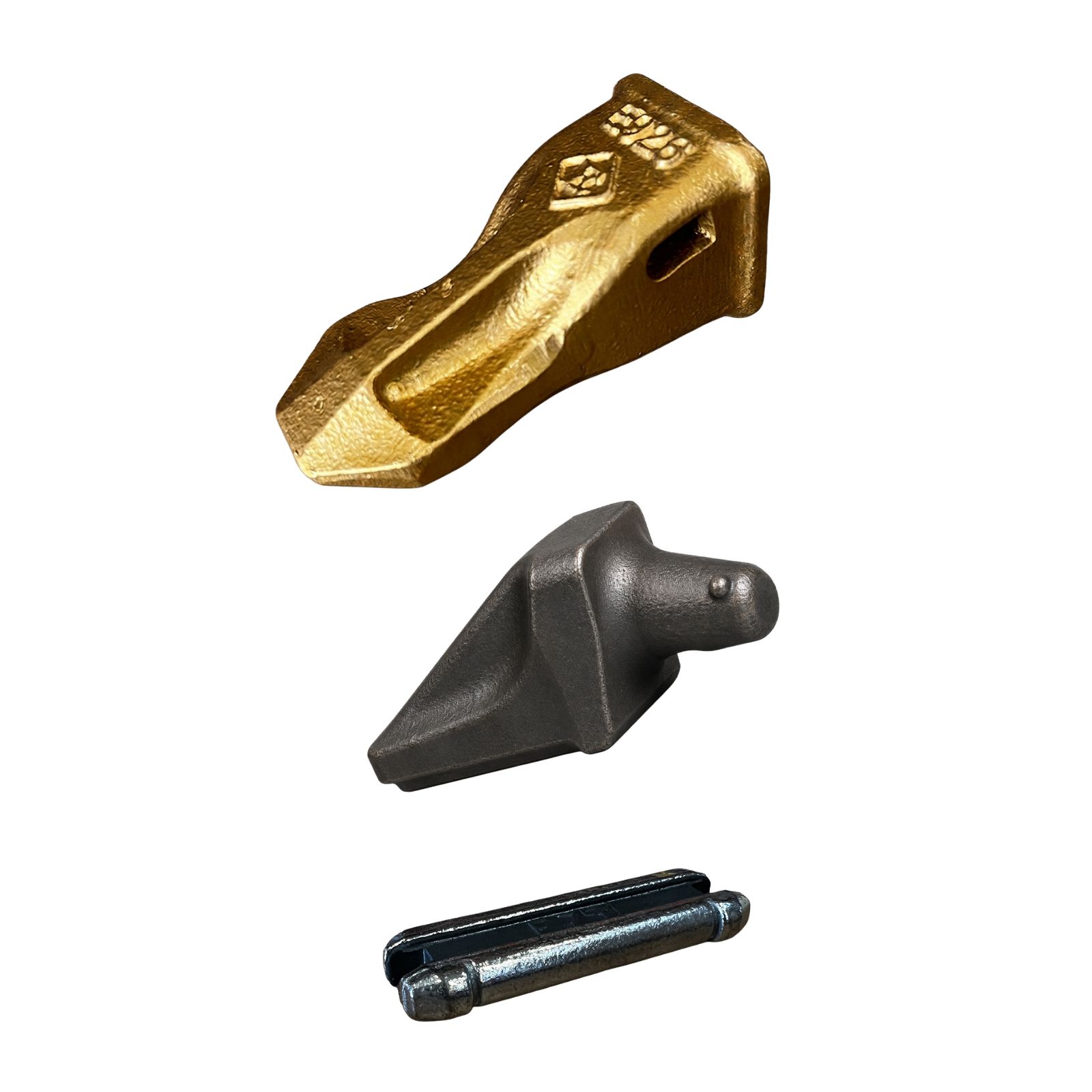 Ensemble dent + Porte dent Flush + Clavette GOLD E926 pour benne preneuse - ESTI