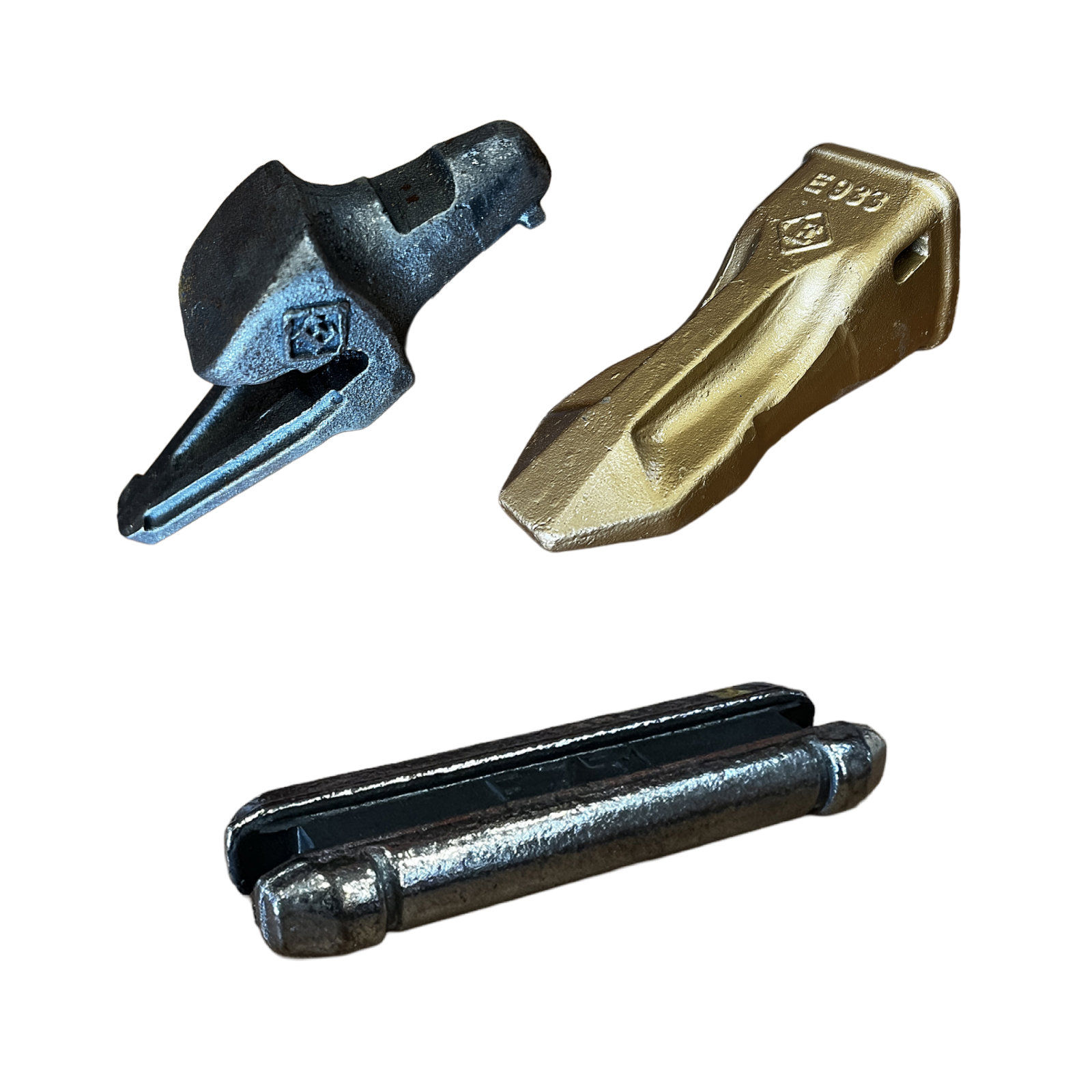 Ensemble dent + Porte dent épaisseur de lame 30 mm + Clavette GOLD E933 pour pelle 10 à 15T - ESTI