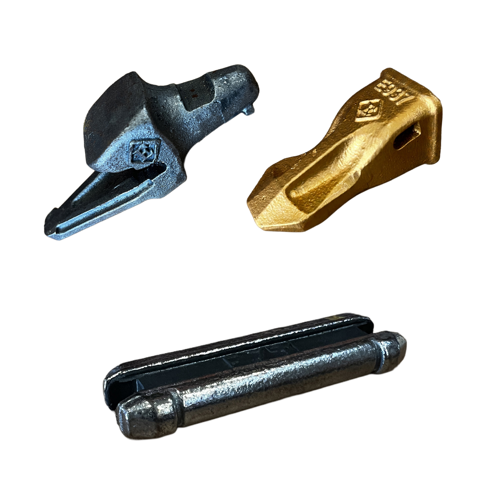 Ensemble dent + Porte dent épaisseur de lame 50 mm + Clavette GOLD E937 pour pelle 35 à 50T - ESTI