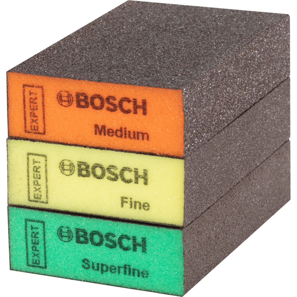 3 éponges abrasives BOSCH 