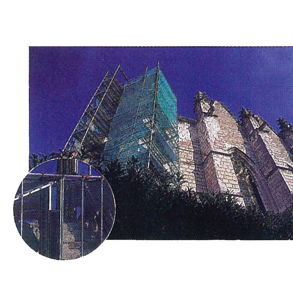 FILET DE RAVALEMENT CORDERIE MESNARD BLANC 10 M X 3 M -FSRV050310B